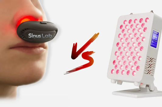 Sinus Lab® Nasal Device vs. General Red Light Therapy: