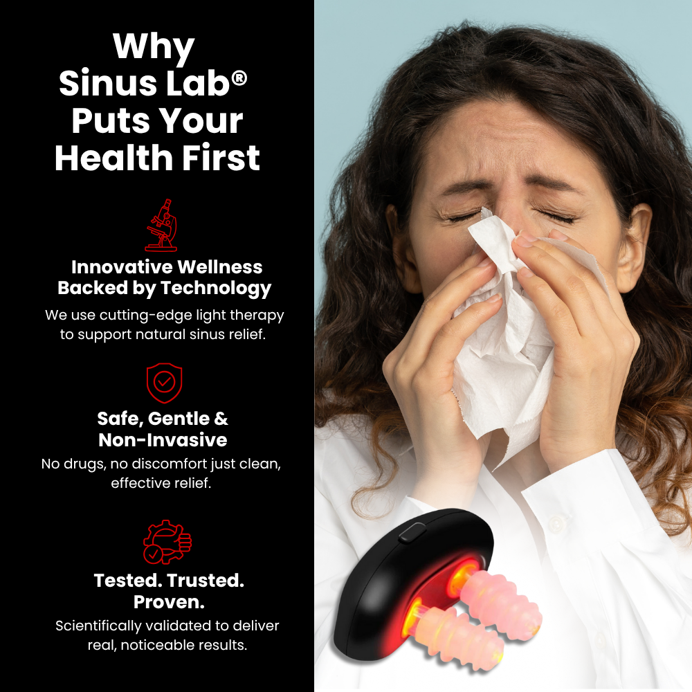Sinus Lab® Instant Congestion & Nasal Relief Device