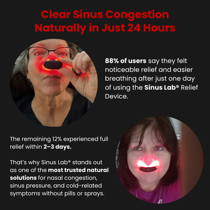 Sinus Lab® Instant Congestion & Nasal Relief Device